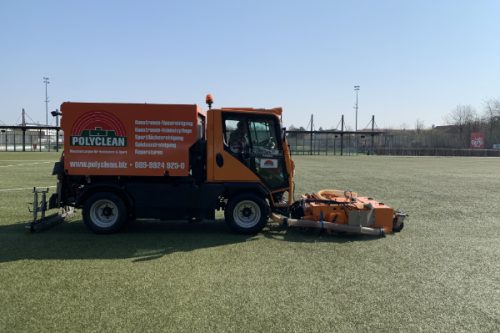 Kunstrasenreinigung Intensivwäsche, SV Heimstetten